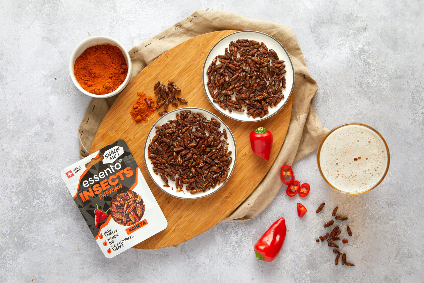 Crunchy Paprika Snack
